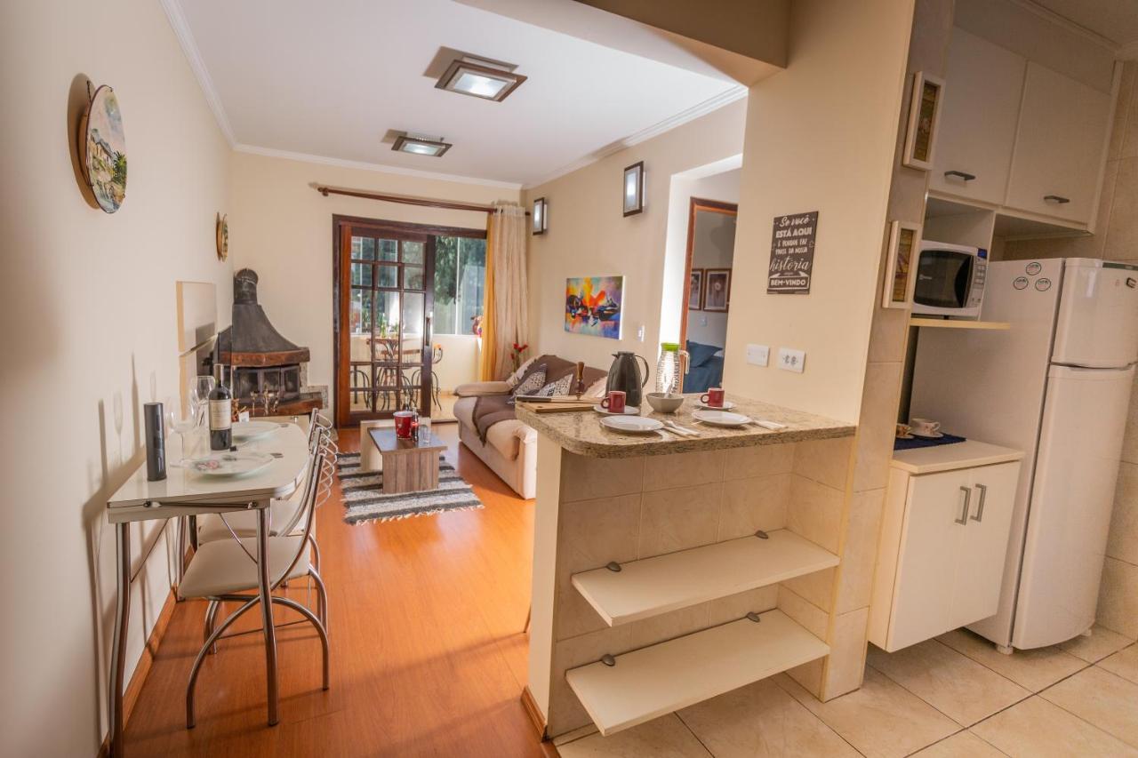 Apartamento Apartamento Encantador Com Lareira Interna Campos do Jordão